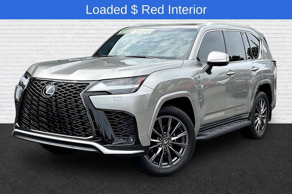 Silver 2024 Lexus LX 600 F Sport Handling AWD SUV / Crossover All-Wheel Drive Automatic
