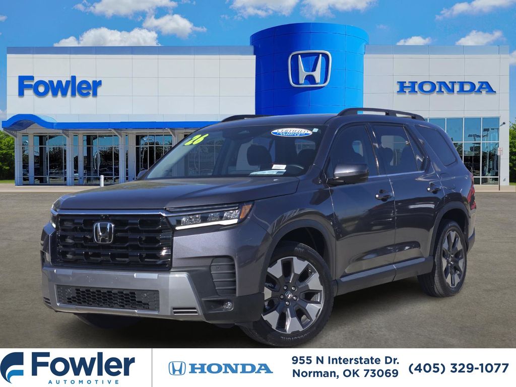 Gray (Modern Steel Metallic) 2026 Honda Pilot SUV / Crossover All-Wheel Drive Automatic