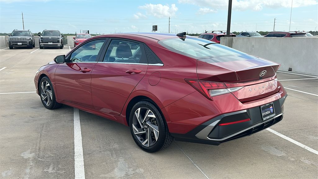 2025 Hyundai Elantra Limited Red at Emmons Autoplex