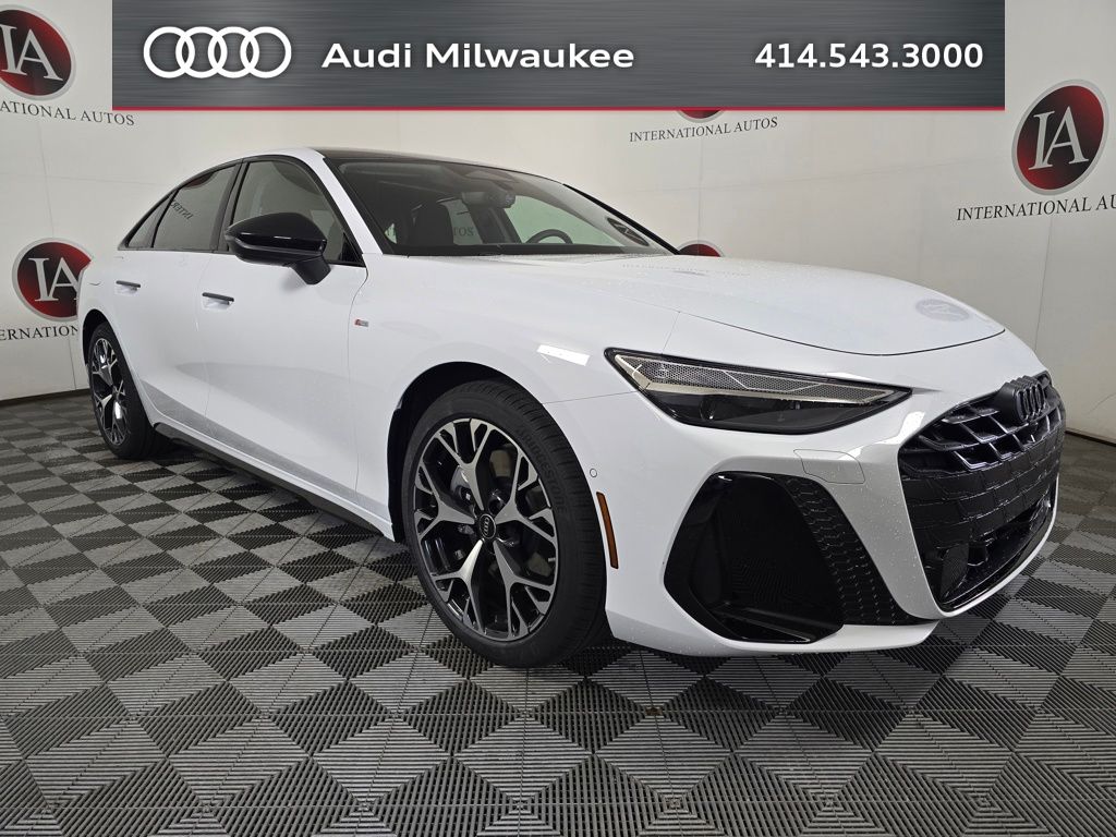 Glacier White Metallic 2026 Audi A6 Sedan All-Wheel Drive 7-Speed Automatic