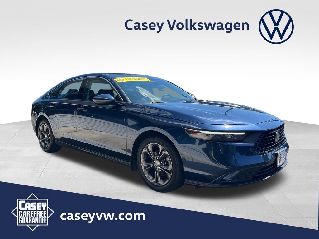 Canyon River Blue Metallic 2023 Honda Accord Sedan Front-Wheel Drive Continuously Variable Transmission