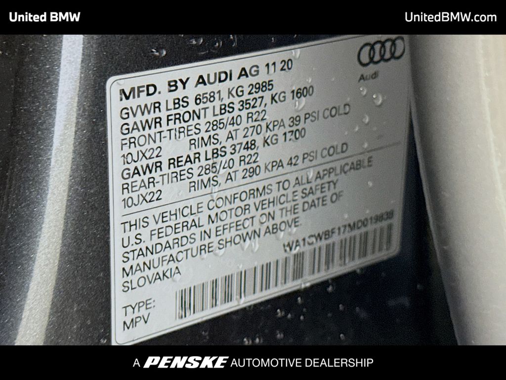 Thumbnail: 2021 Audi SQ8 - 15