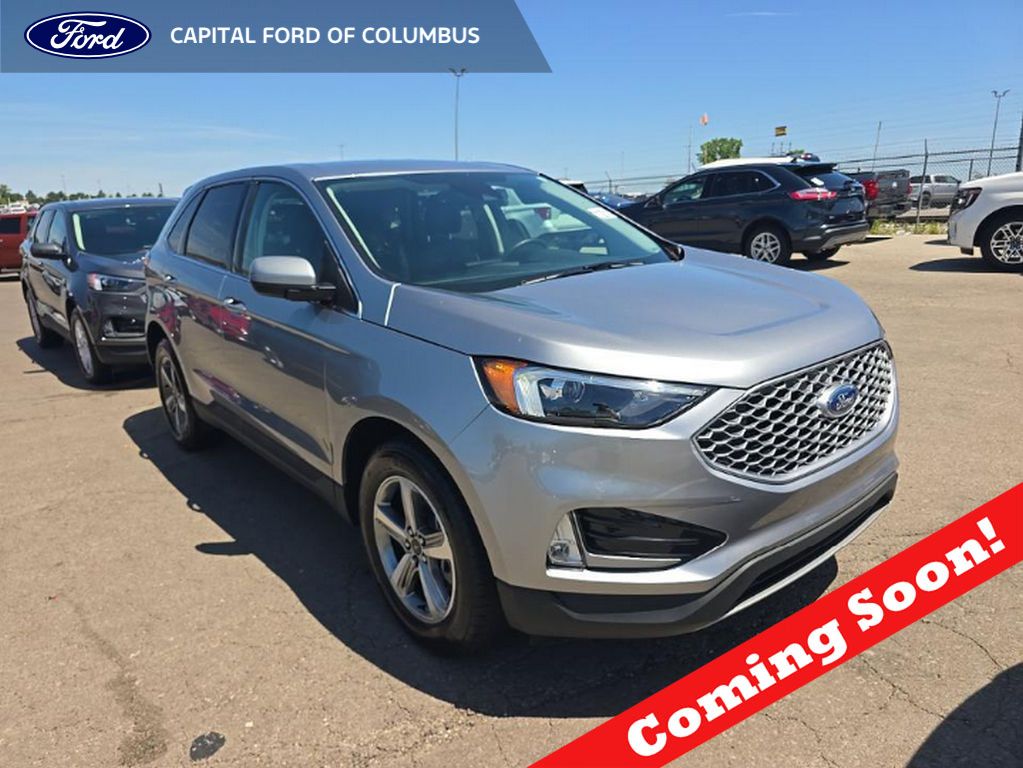 Silver Metallic 2024 Ford Edge SEL AWD SUV / Crossover All-Wheel Drive 8-Speed Automatic