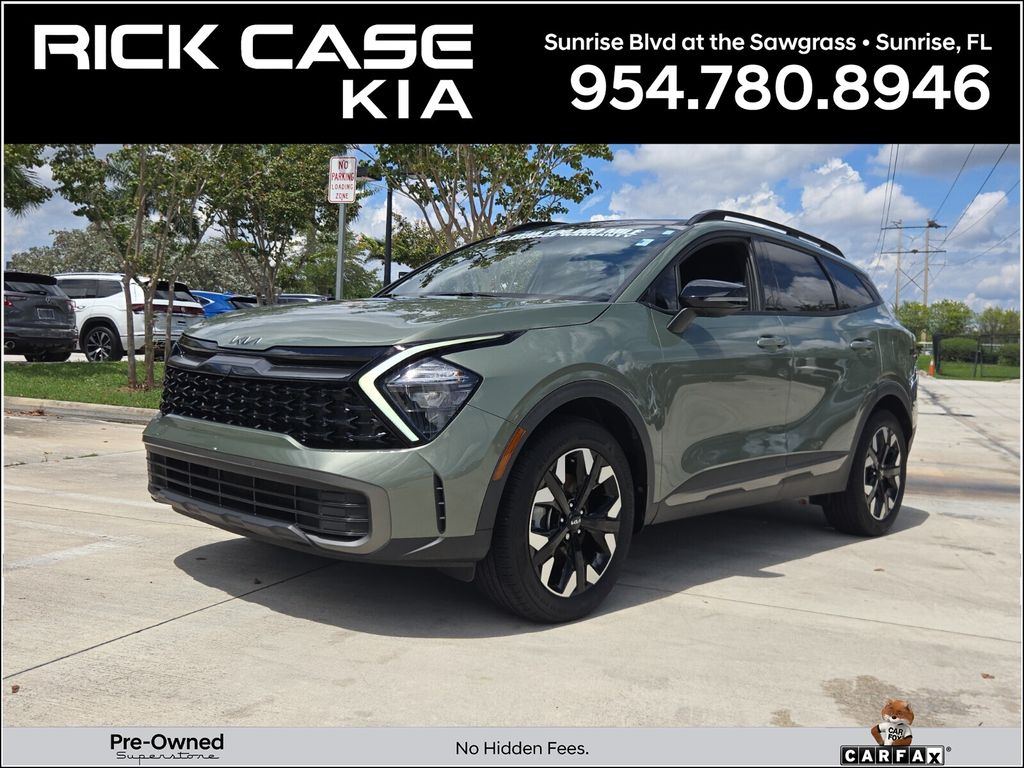Jungle Green 2023 Kia Sportage SUV / Crossover All-Wheel Drive 8-Speed Automatic
