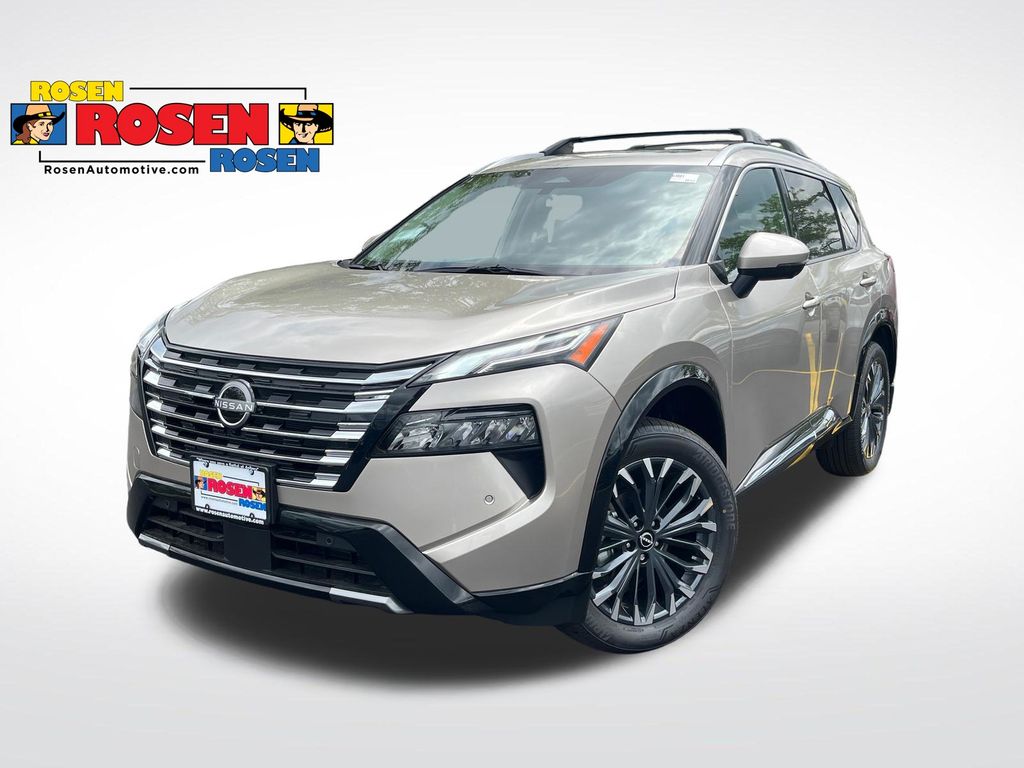 Champagne Silver Metallic 2026 Nissan Rogue SUV / Crossover All-Wheel Drive Continuously Variable Transmission
