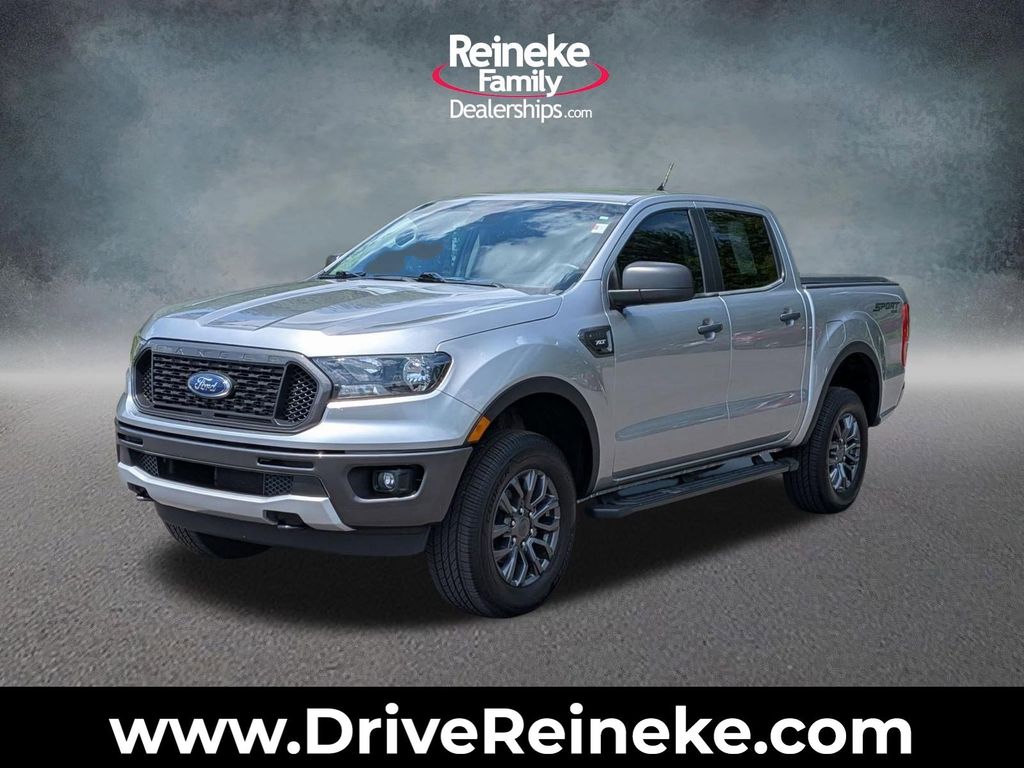 Silver Metallic 2021 Ford Ranger XLT SuperCrew 4WD Pickup Truck Four-Wheel Drive Automatic