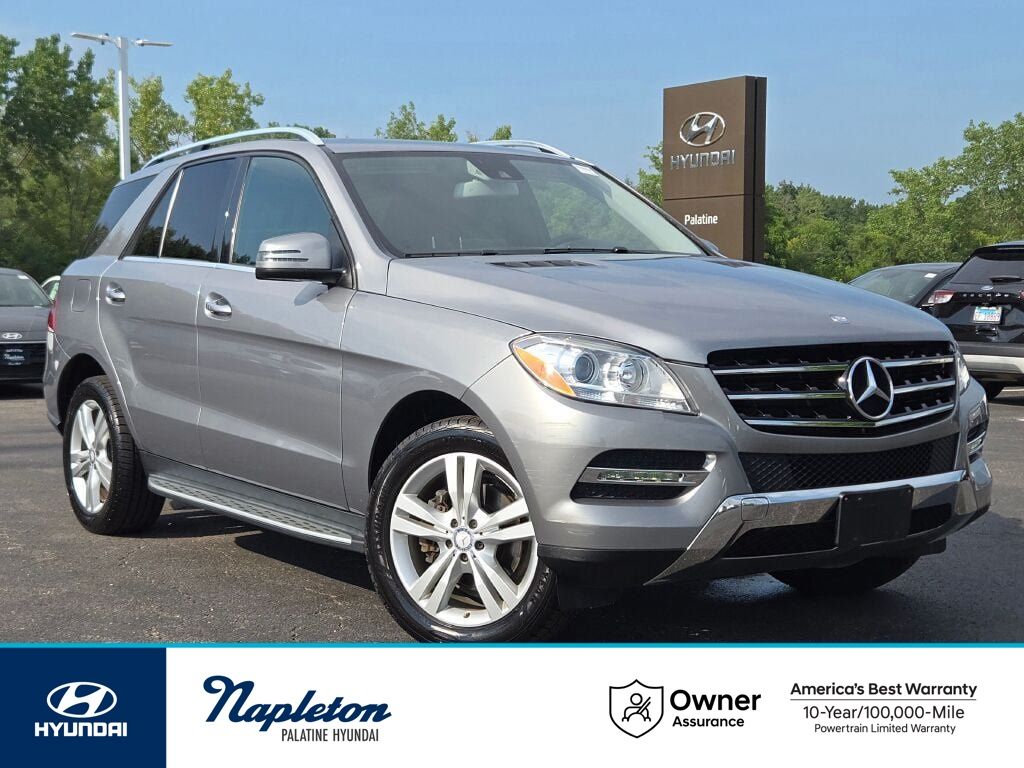 Iridium Silver Metallic 2014 Mercedes-Benz M-Class SUV / Crossover All-Wheel Drive 7-Speed Automatic