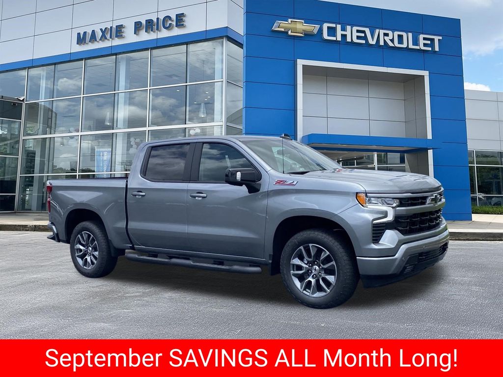 Sterling Gray Metallic 2026 Chevrolet Silverado 1500 Pickup Truck Four-Wheel Drive Automatic
