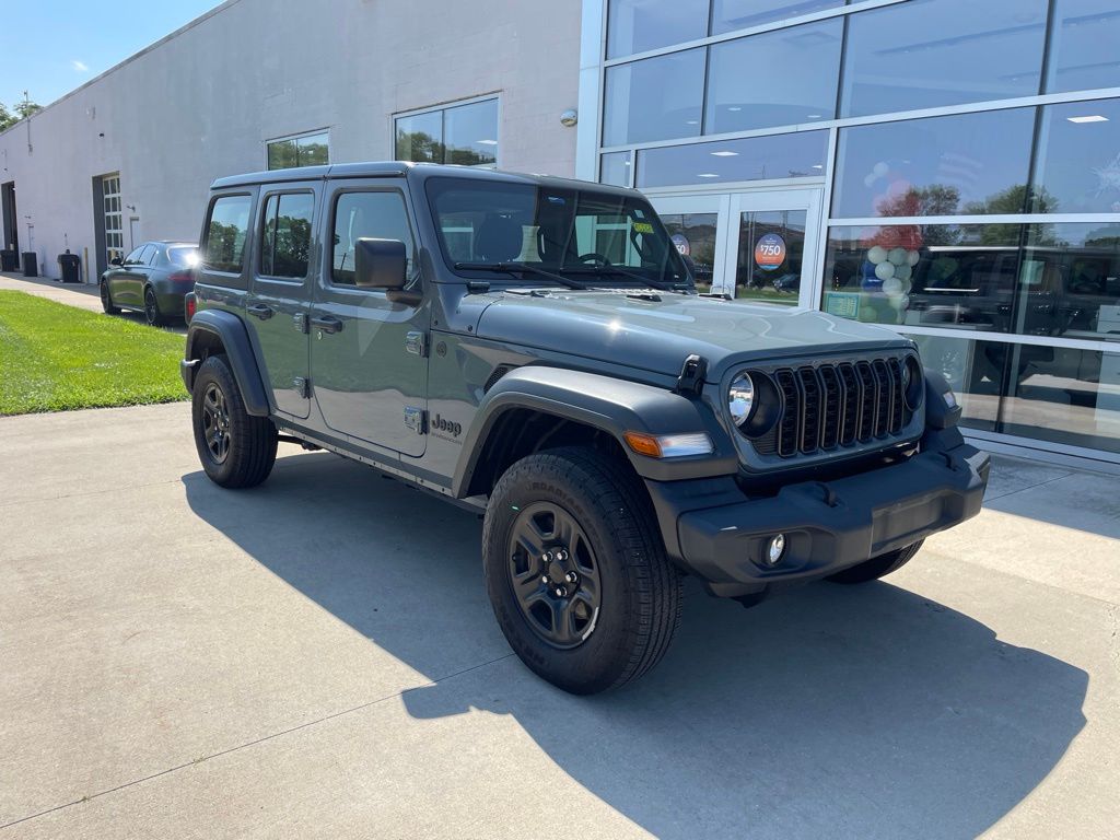 Anvil Clear Coat 2024 Jeep Wrangler SUV / Crossover Four-Wheel Drive 8-Speed Automatic