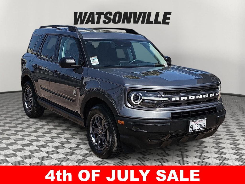Gray Metallic 2024 Ford Bronco Sport SUV / Crossover All-Wheel Drive 8-Speed Automatic