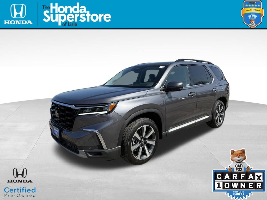 Gray (Modern Steel) 2025 Honda Pilot SUV / Crossover All-Wheel Drive Automatic