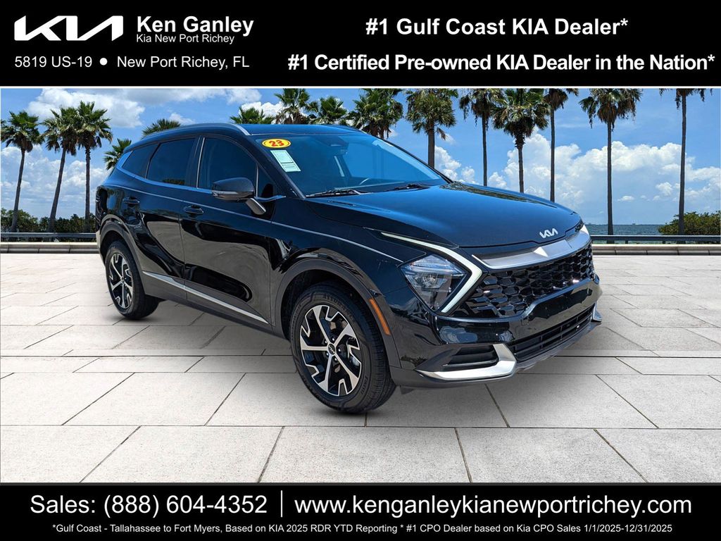 Fusion Black 2023 Kia Sportage Hybrid EX AWD SUV / Crossover All-Wheel Drive 6-Speed Automatic