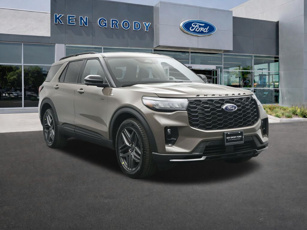 Gray 2026 Ford Explorer ST-Line RWD SUV / Crossover Rear-Wheel Drive Automatic