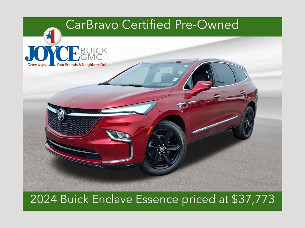Cherry Red Tintcoat 2024 Buick Enclave SUV / Crossover Four-Wheel Drive 9-Speed Automatic