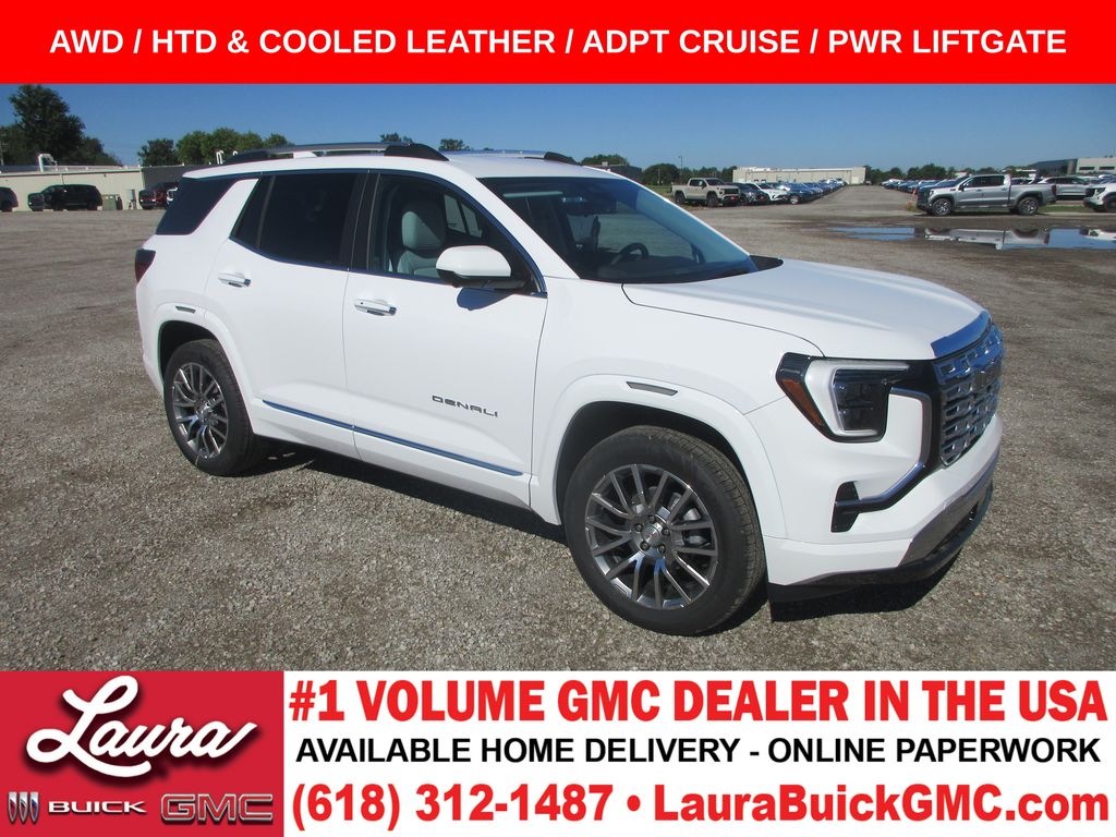 Summit White 2026 GMC Terrain SUV / Crossover Four-Wheel Drive 8-Speed Automatic Overdrive