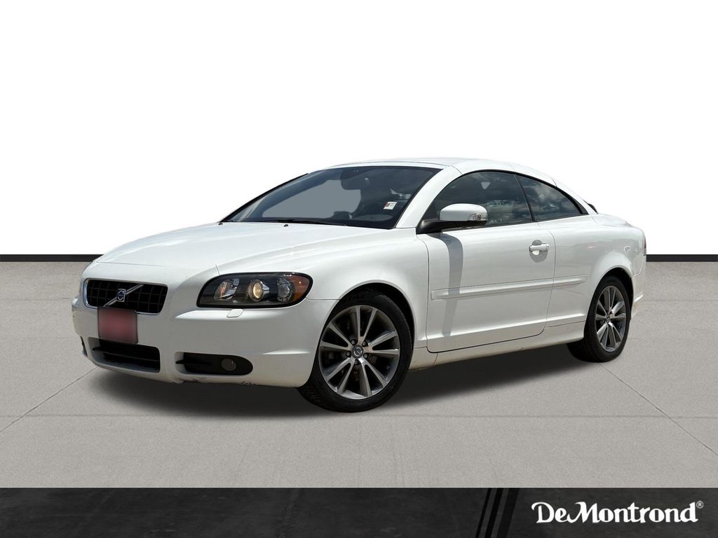 White 2010 Volvo C70 Convertible Front-Wheel Drive 5-Speed Automatic