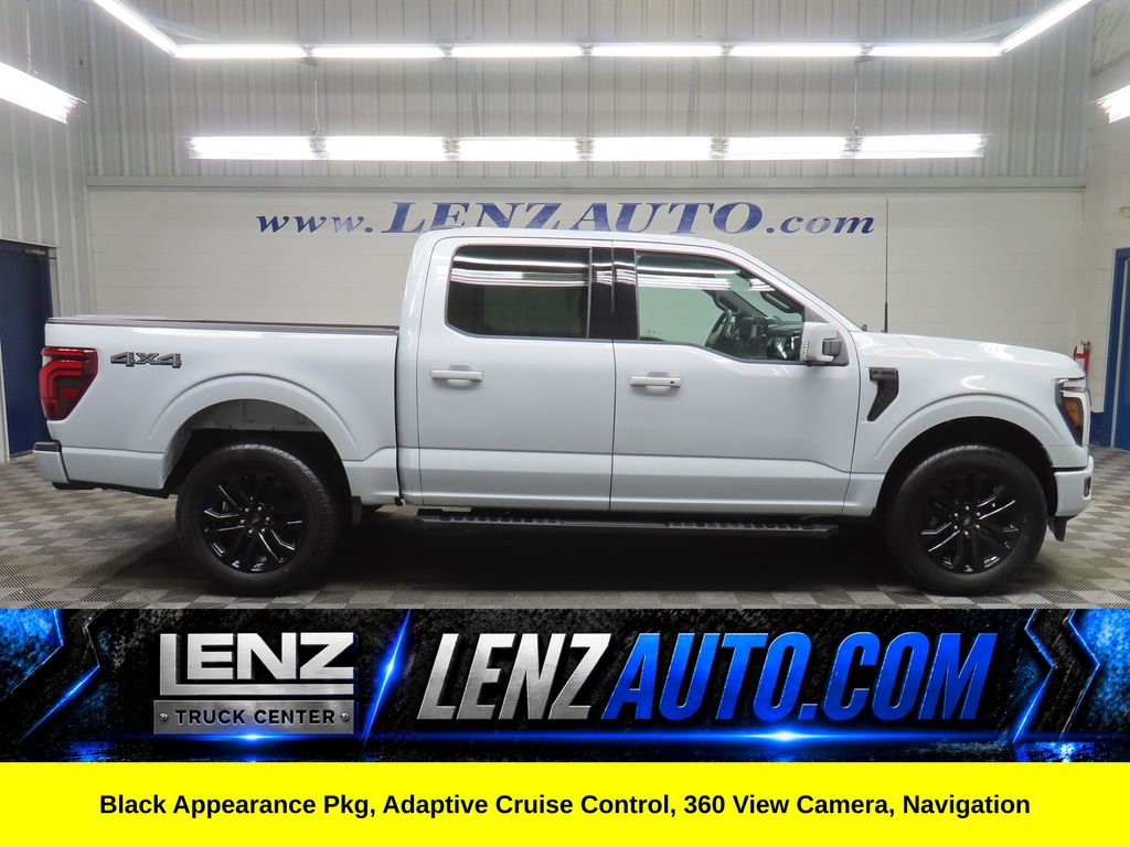 Space White Metallic 2025 Ford F-150 Pickup Truck Four-Wheel Drive Automatic