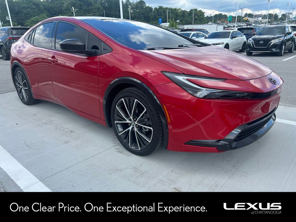 Supersonic Red 2025 Toyota Prius Hatchback Front-Wheel Drive Continuously Variable Transmission