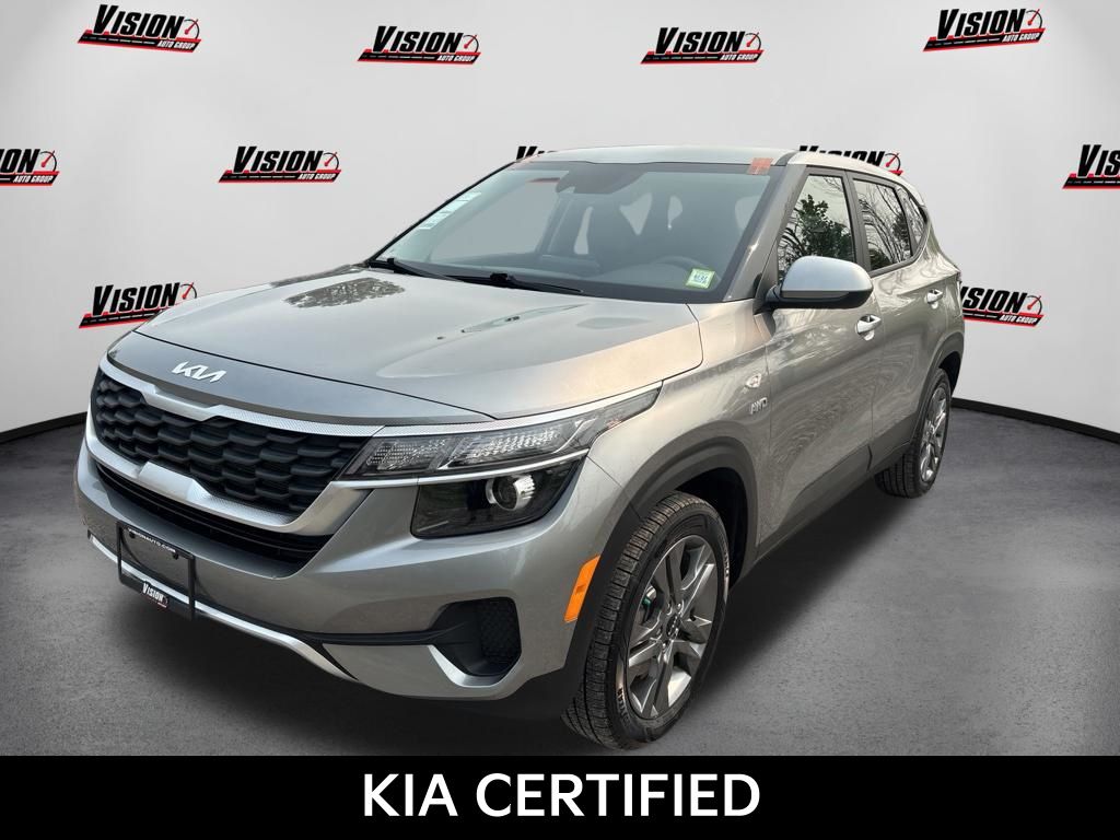 Steel Gray 2023 Kia Seltos SUV / Crossover All-Wheel Drive Continuously Variable Transmission