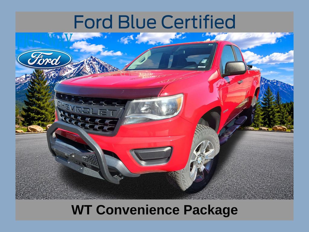 Red Hot 2018 Chevrolet Colorado Pickup Truck Four-Wheel Drive 8-Speed Automatic