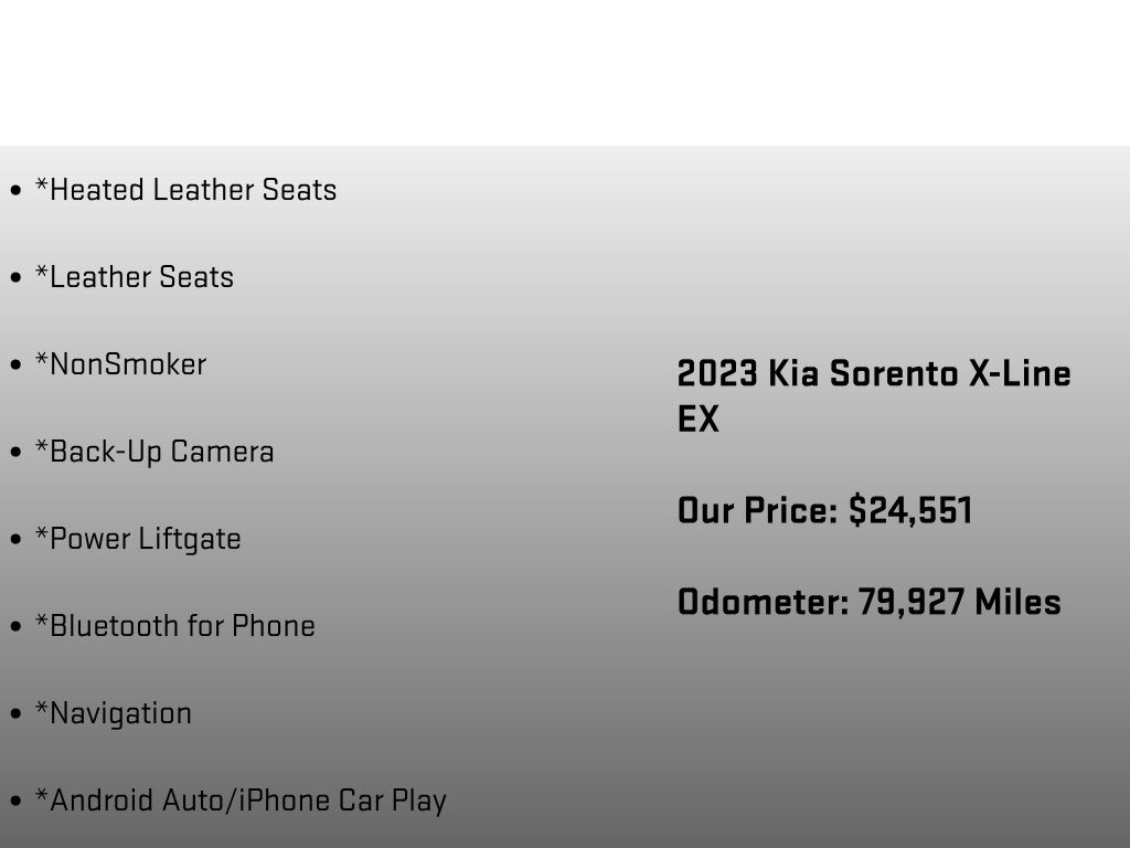 2023 Kia Sorento X-Line EX - 5