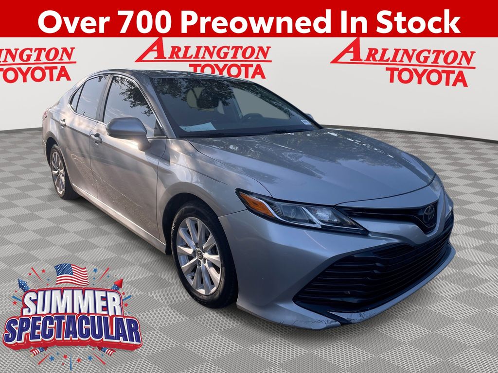 Celestial Silver Metallic 2020 Toyota Camry Sedan Front-Wheel Drive 8-Speed Automatic