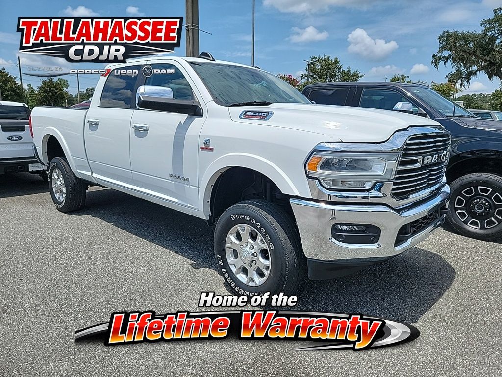 Bright White Clearcoat 2021 RAM 2500 Pickup Truck Four-Wheel Drive 6-Speed Automatic
