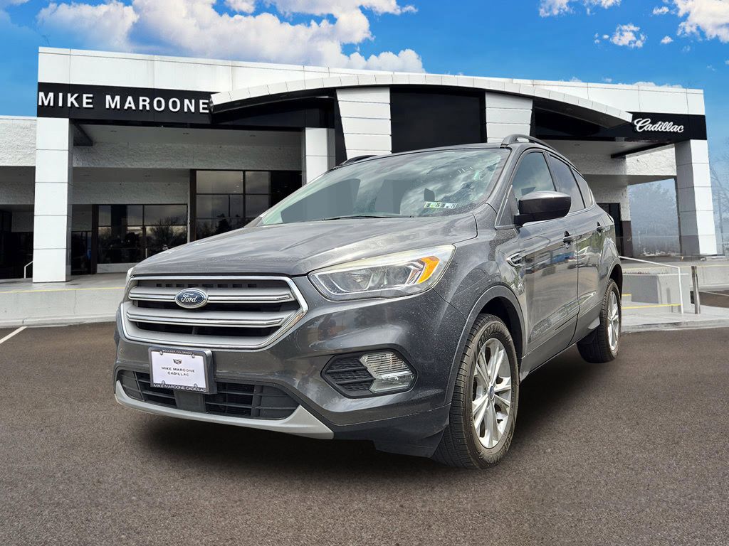Gray (Magnetic) 2018 Ford Escape SEL AWD SUV / Crossover All-Wheel Drive 6-Speed Automatic