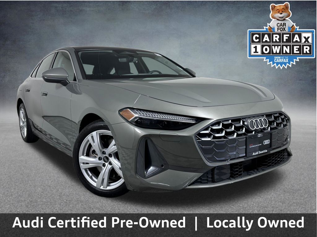 Gray Metallic 2025 Audi A5 Sedan All-Wheel Drive 7-Speed Automatic
