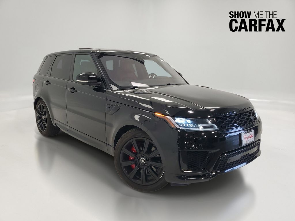 Black 2020 Land Rover Range Rover Sport SUV / Crossover All-Wheel Drive 8-Speed Automatic