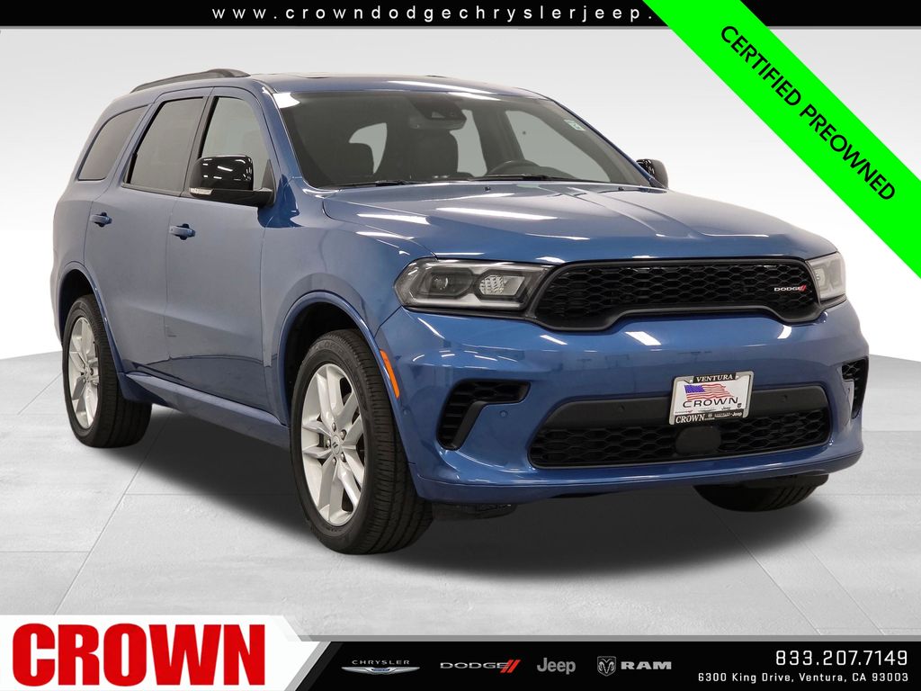 Blue (Frostbite Pearlcoat) 2025 Dodge Durango SUV / Crossover All-Wheel Drive 8-Speed Automatic