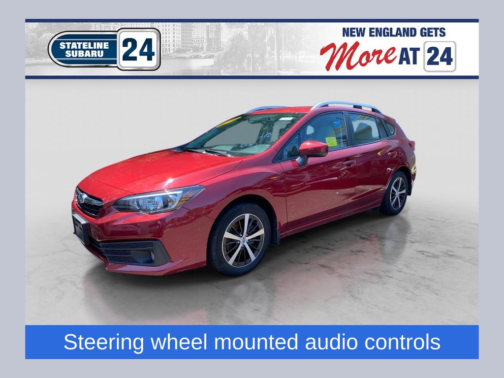 Crimson Red Pearl 2023 Subaru Impreza Wagon All-Wheel Drive Continuously Variable Transmission