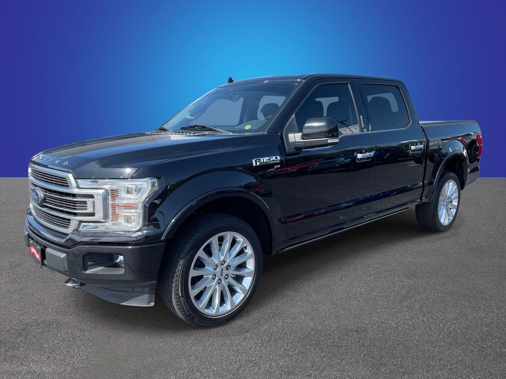 Black Metallic 2019 Ford F-150 Limited SuperCrew 4WD Pickup Truck Four-Wheel Drive Automatic