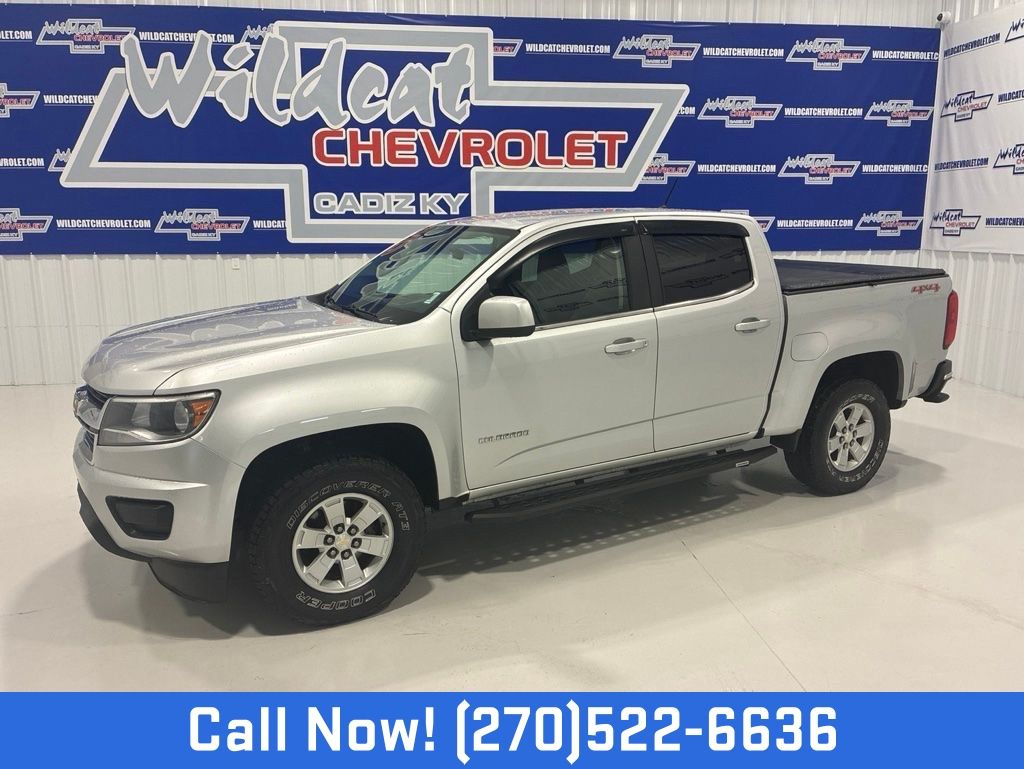 Silver Ice Metallic 2016 Chevrolet Colorado Pickup Truck Four-Wheel Drive 6-Speed Automatic
