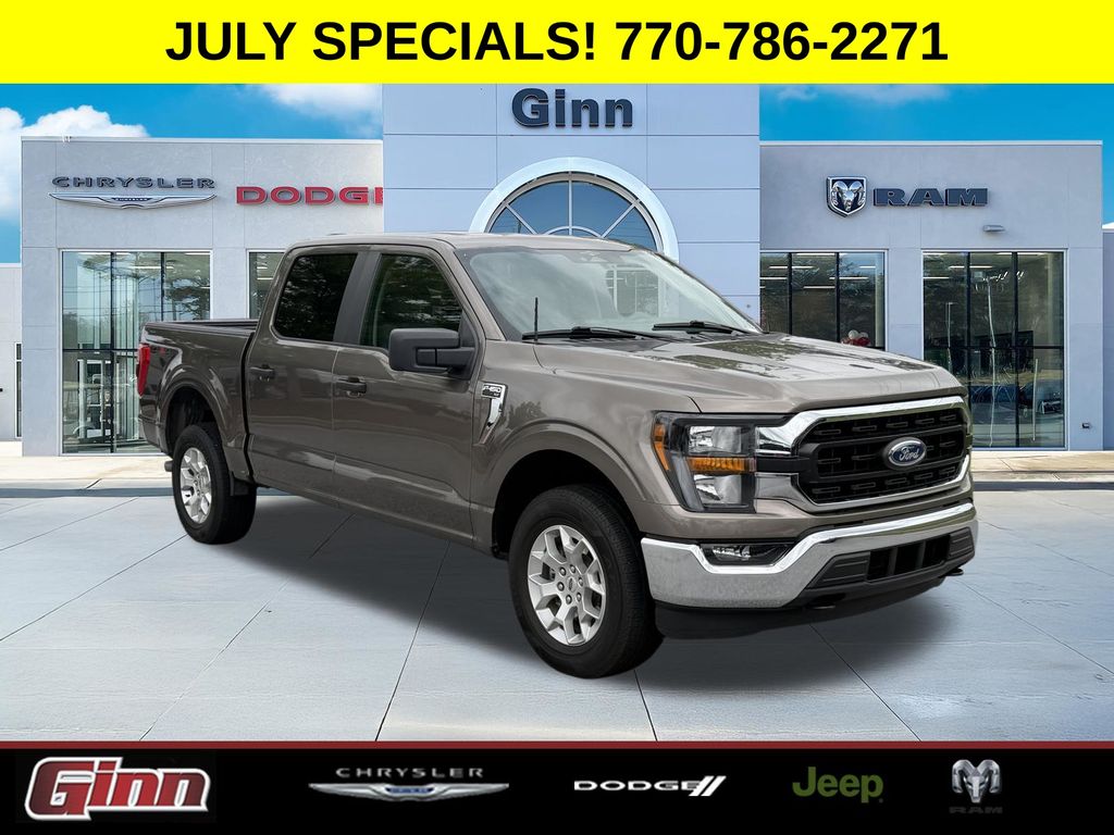 Stone Gray Metallic 2023 Ford F-150 Pickup Truck Four-Wheel Drive Automatic