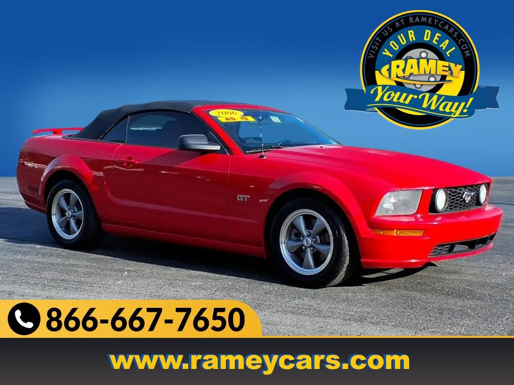 Red 2006 Ford Mustang Convertible Automatic