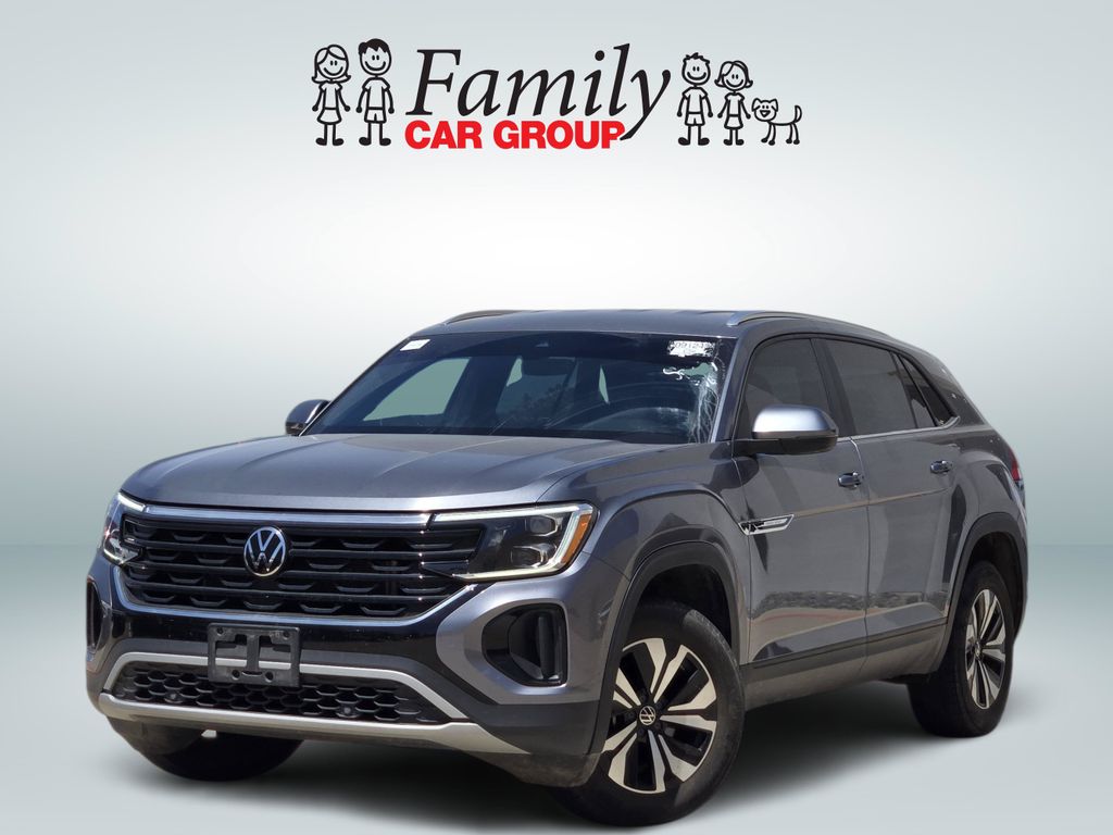 Blue Metallic 2024 Volkswagen Atlas Cross Sport SUV / Crossover Front-Wheel Drive 8-Speed Automatic