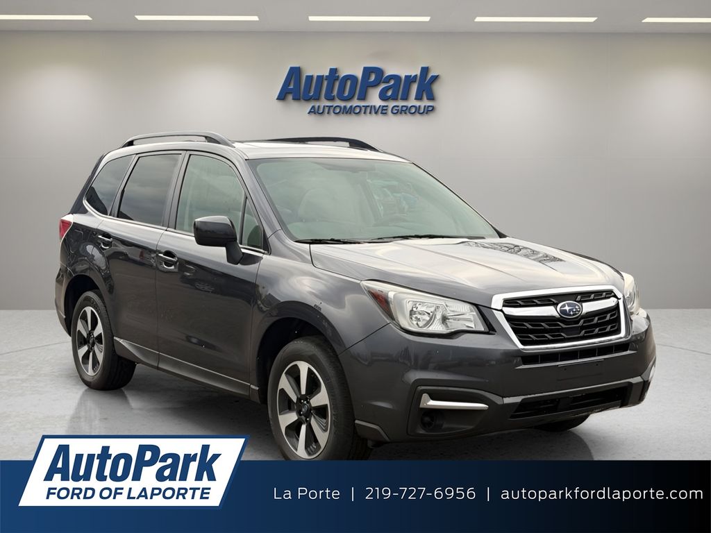 Dark Gray Metallic 2018 Subaru Forester SUV / Crossover All-Wheel Drive Continuously Variable Transmission