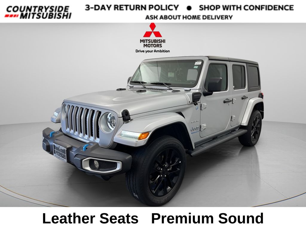 Silver Zynith Clearcoat 2023 Jeep Wrangler 4xe Sahara 4WD SUV / Crossover Four-Wheel Drive 8-Speed Automatic