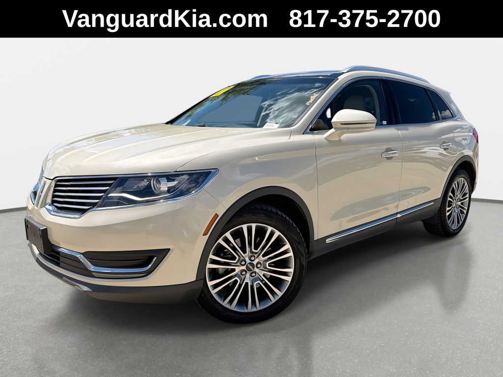 Gray (Platinum) 2016 Lincoln MKX Reserve FWD SUV / Crossover Front-Wheel Drive 6-Speed Automatic