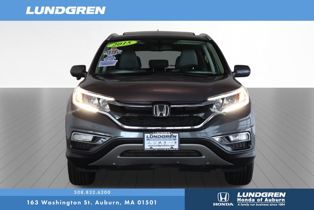 Used 2015 Honda CR-V EX-L with VIN 2HKRM4H76FH606418 for sale in Auburn, MA
