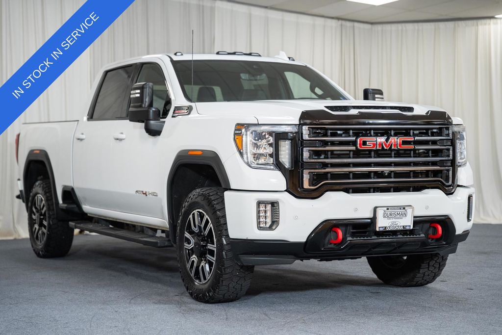 Summit White 2020 GMC Sierra 2500HD Pickup Truck Four-Wheel Drive Automatic
