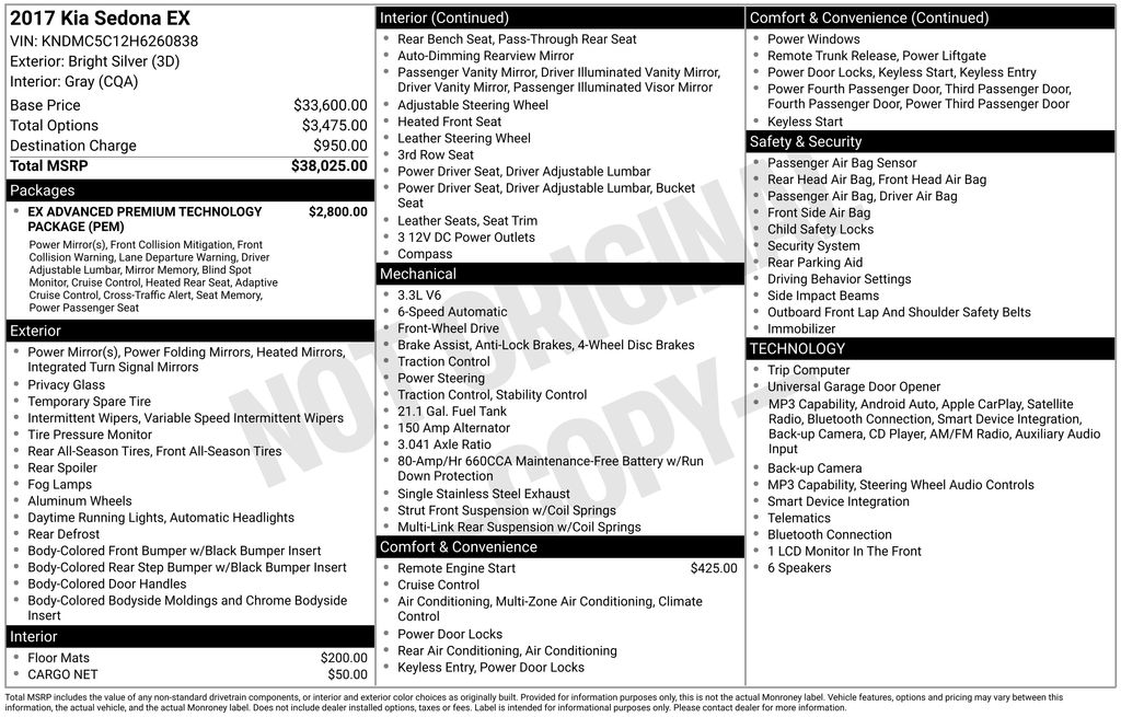 Used 2017 Silver Kia EX image 11