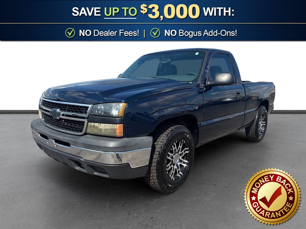 Dark Blue Metallic 2007 Chevrolet Silverado Classic 1500 Pickup Truck Rear-Wheel Drive 4-Speed Automatic Overdrive