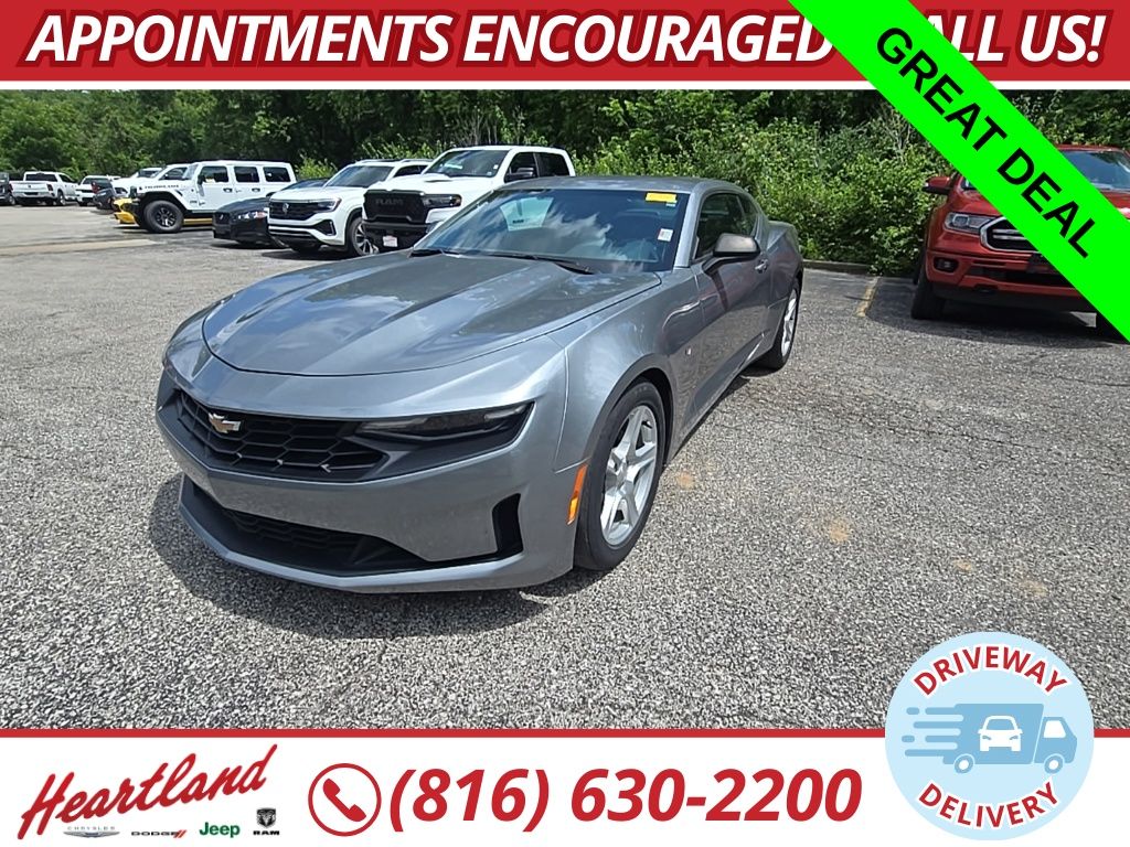 Sharkskin Metallic 2023 Chevrolet Camaro 1LT Coupe RWD Coupe Rear-Wheel Drive 8-Speed Automatic