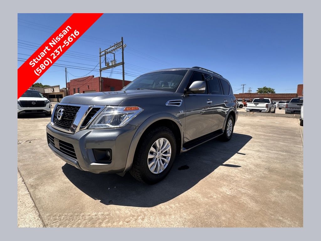 Gray (Gun Metallic) 2019 Nissan Armada SUV / Crossover Four-Wheel Drive 7-Speed Automatic