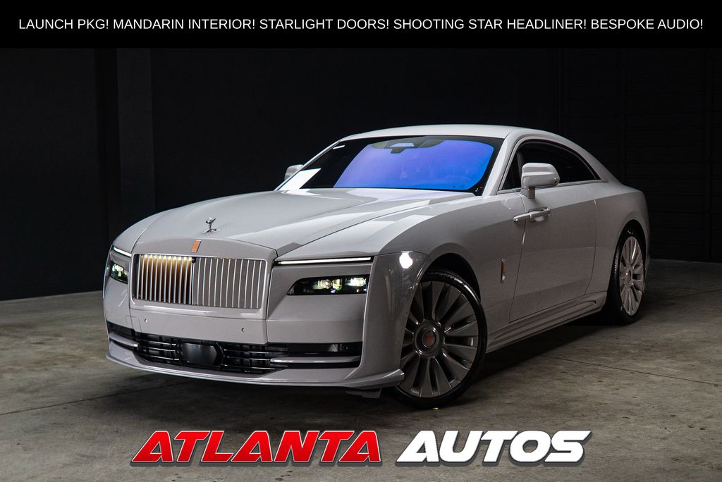 Tempest Gray 2024 Rolls-Royce Spectre Coupe All-Wheel Drive 1-Speed Automatic