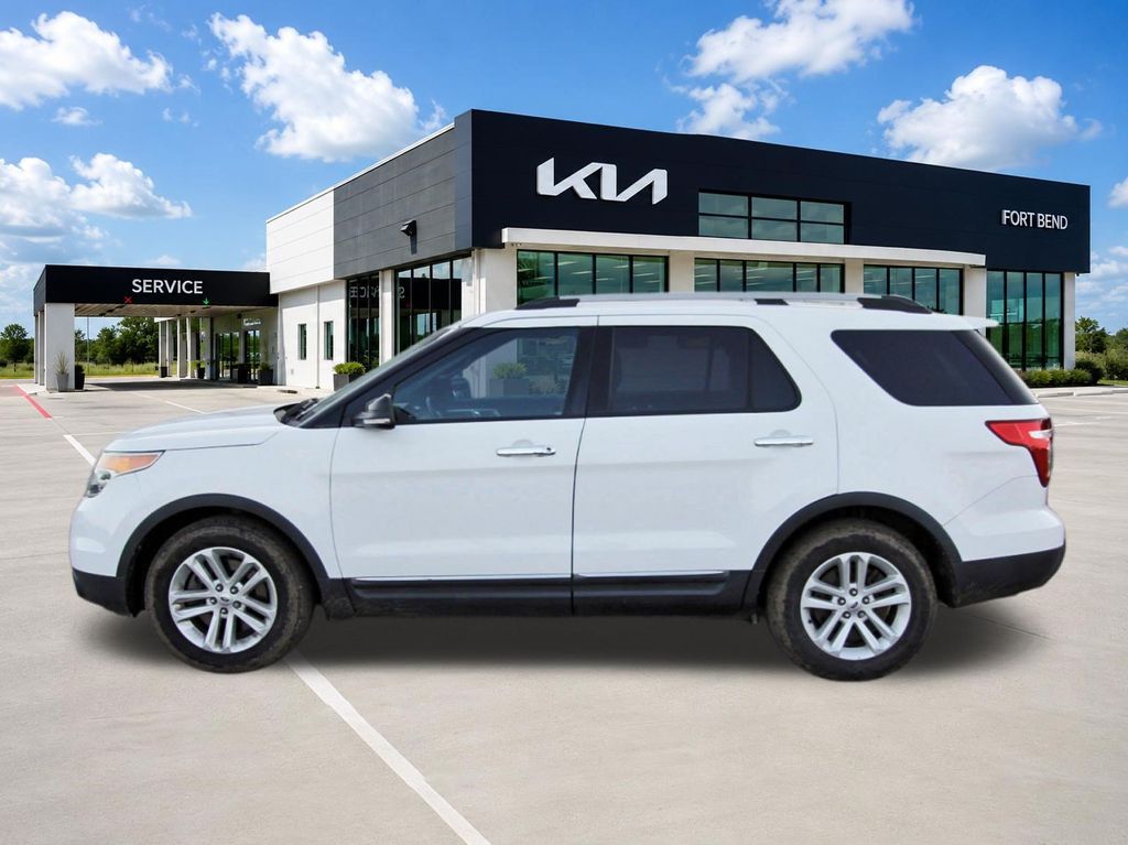 2013 Ford Explorer XLT White at DeMontrond Gulf Freeway