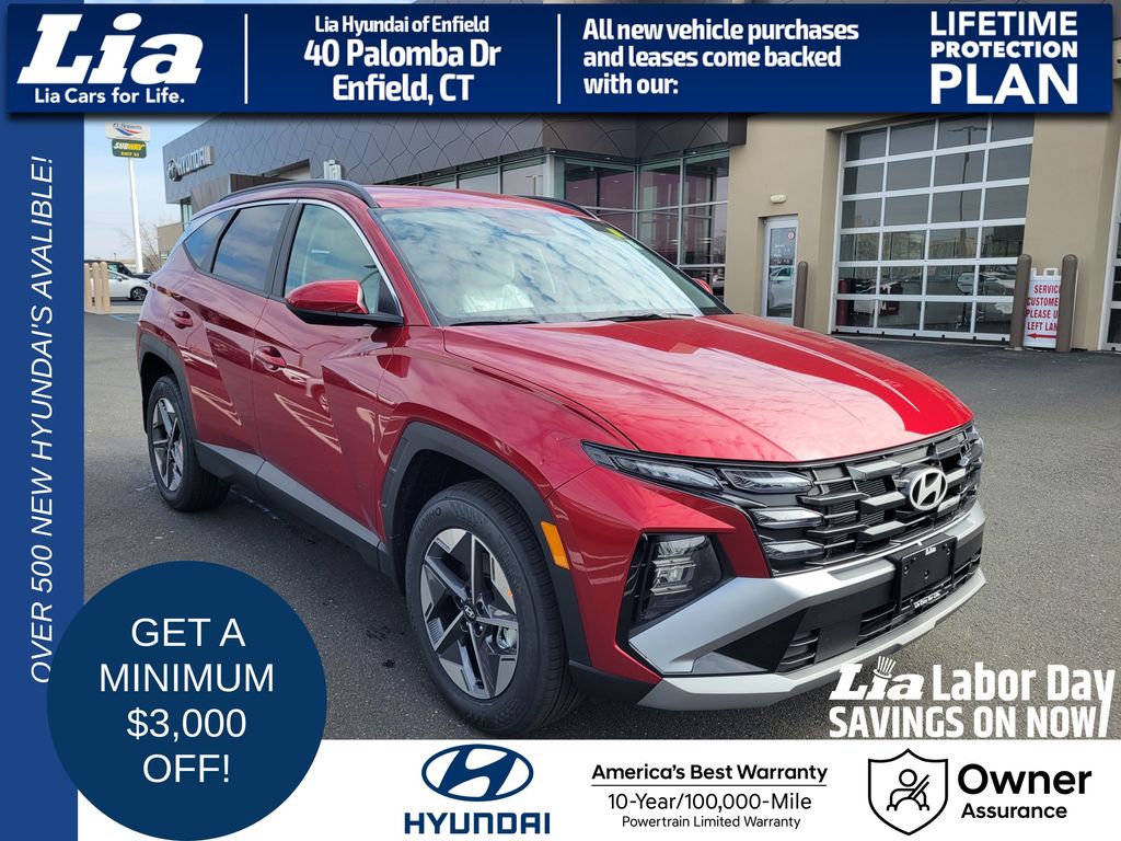 Ultimate Red 2026 Hyundai Tucson SUV / Crossover All-Wheel Drive 8-Speed Automatic
