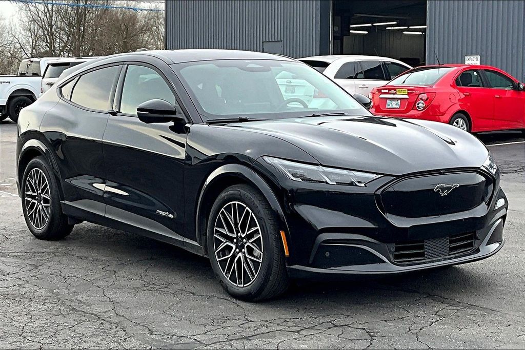 Shadow Black 2025 Ford Mustang Mach-E Premium AWD SUV / Crossover All-Wheel Drive Automatic